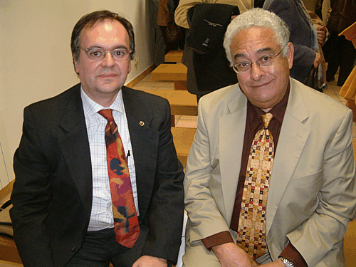 D. Jaume de Marcos con el Dr. Fadel F. Erian