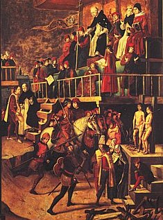 Saint Dominic presiding an auto de fe (Vittorio Alinari)