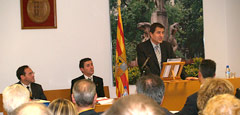 Clausura del acto por D. Ramn Miranda