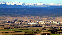 Paisaje desde la Sierra de Sijena (Noviembre)