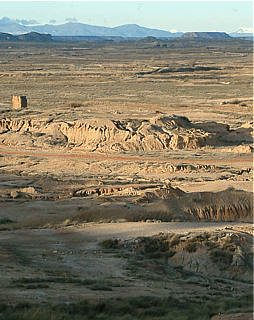 Paisaje Monegrino desde Villanueva de Sijena